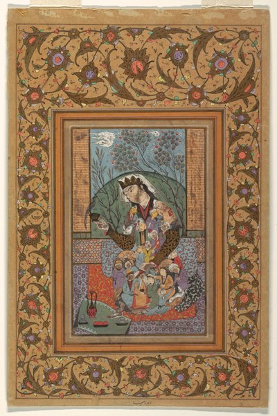 Miniature: Seated Figure by Unknown